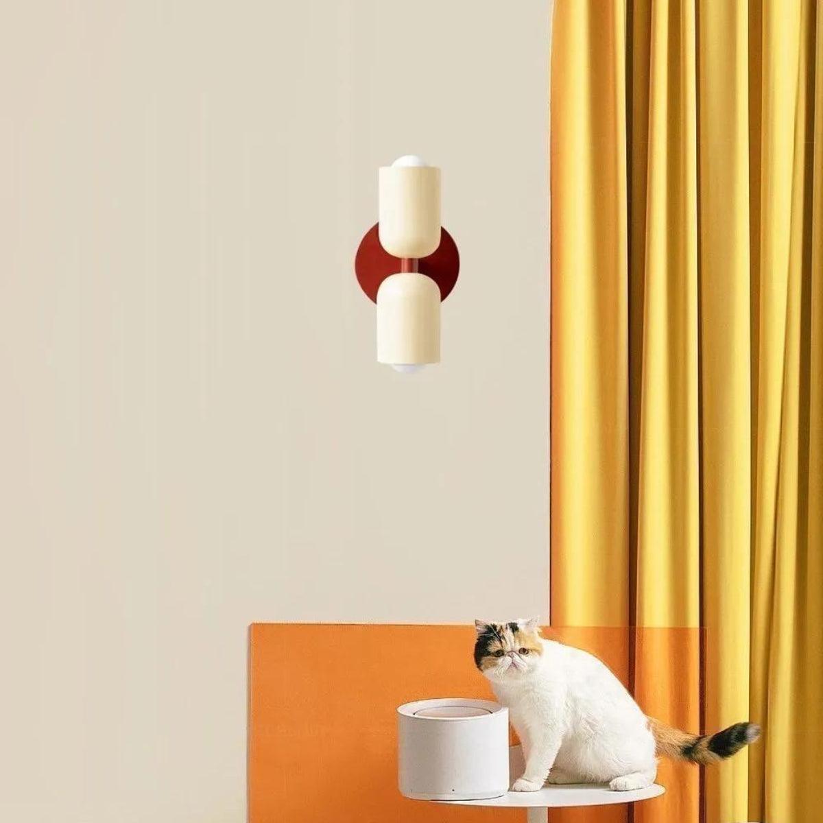 Wandlampen Moderne Glas Dubbele Schaduw Lamp