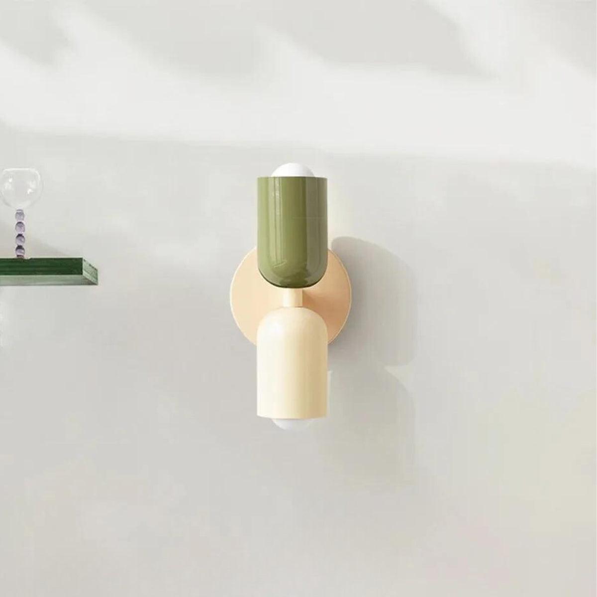 Wandlampen Moderne Glas Dubbele Schaduw Lamp