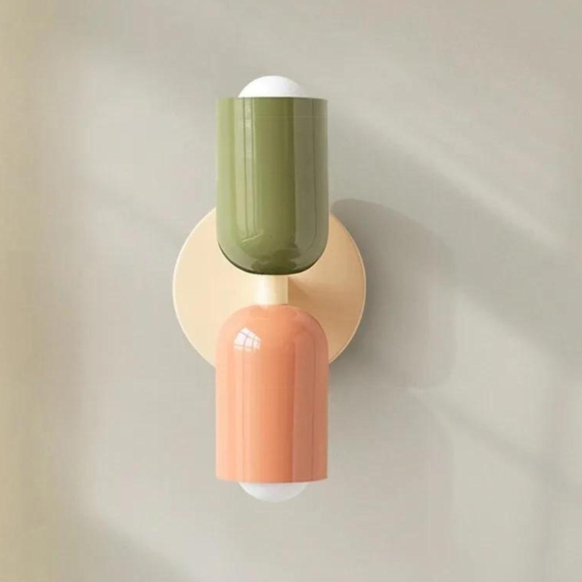 Wandlampen Moderne Glas Dubbele Schaduw Lamp