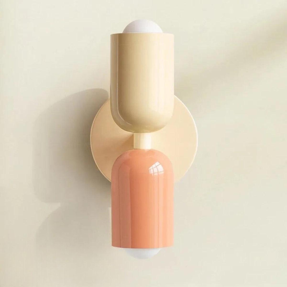 Wandlampen Moderne Glas Dubbele Schaduw Lamp