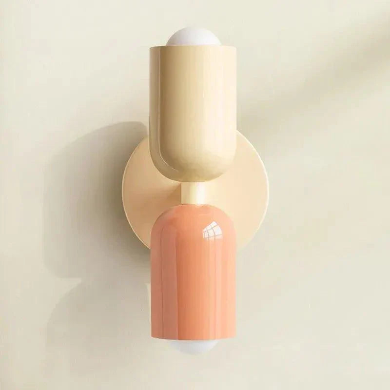 Wandlampen Moderne Glas Dubbele Schaduw Lamp