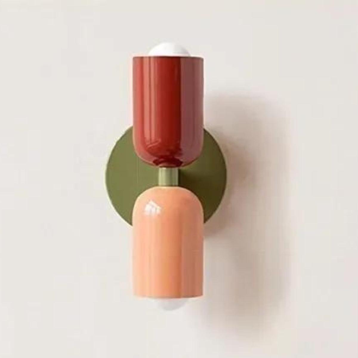 Wandlampen Moderne Glas Dubbele Schaduw Lamp