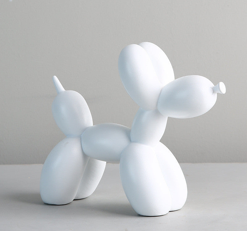 Zwart-witte ballonhond