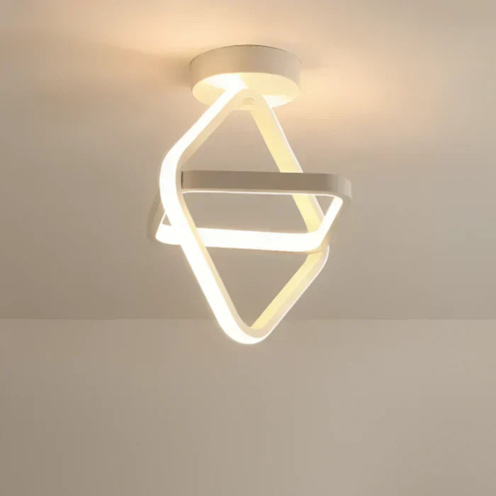 Moderne LED-Plafondlamp met dubbelringdesign - Dämmerungsringen