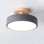 Moderne LED ceiling lamp van hout – Quinn ceiling lamp voor woonkamer, gang, slaapkamer en eetkamer