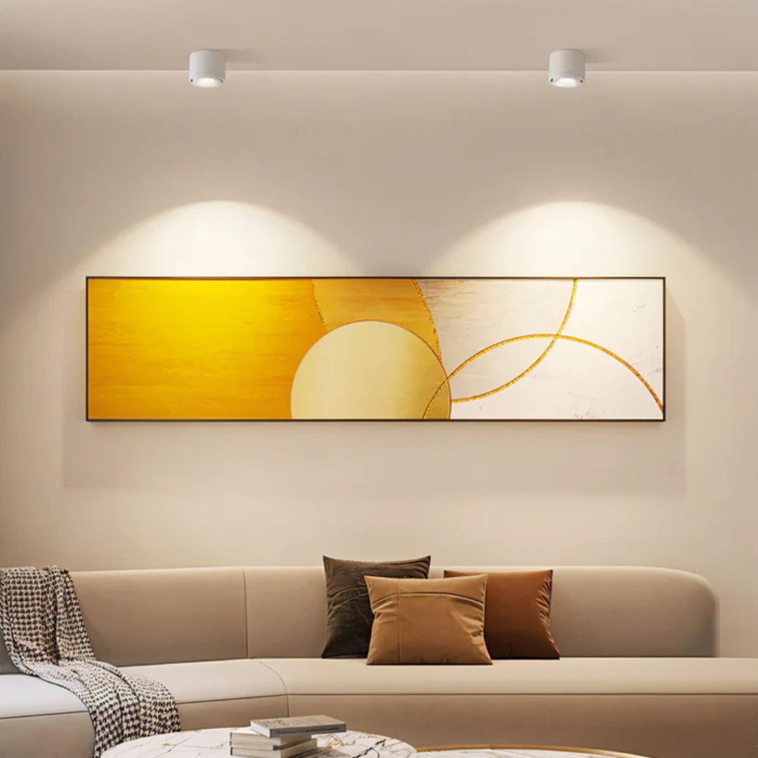 Minimalistische LED plafondlamp | 360° draaibaar ontwerp