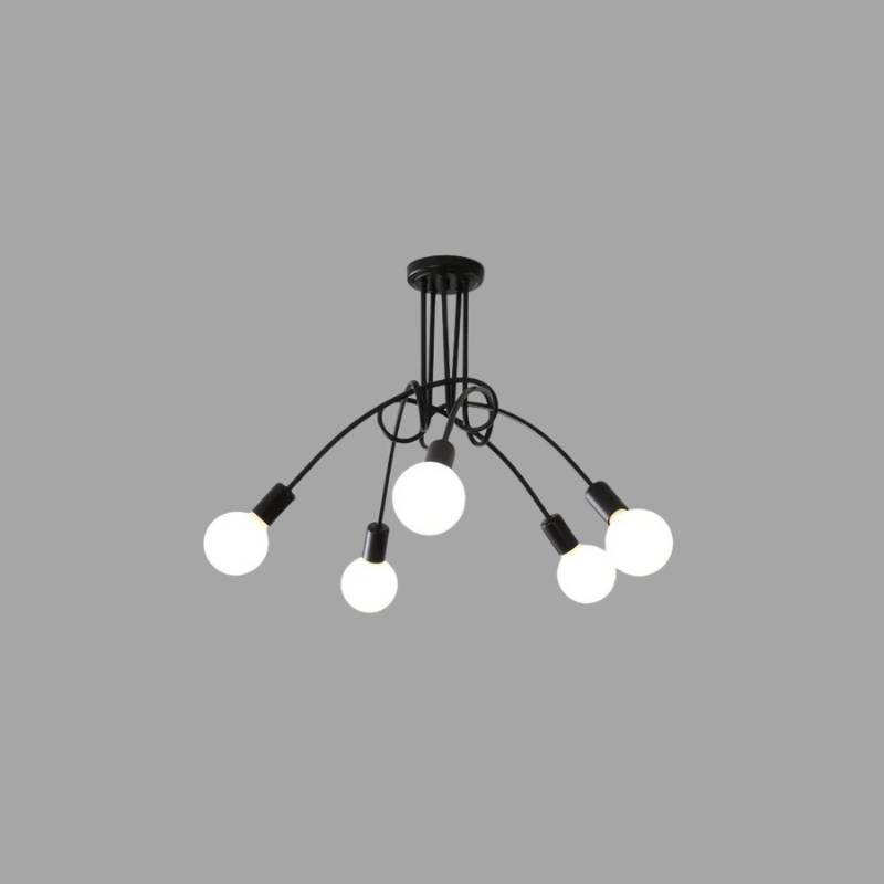 Vintage LED plafondlamp in antiek design