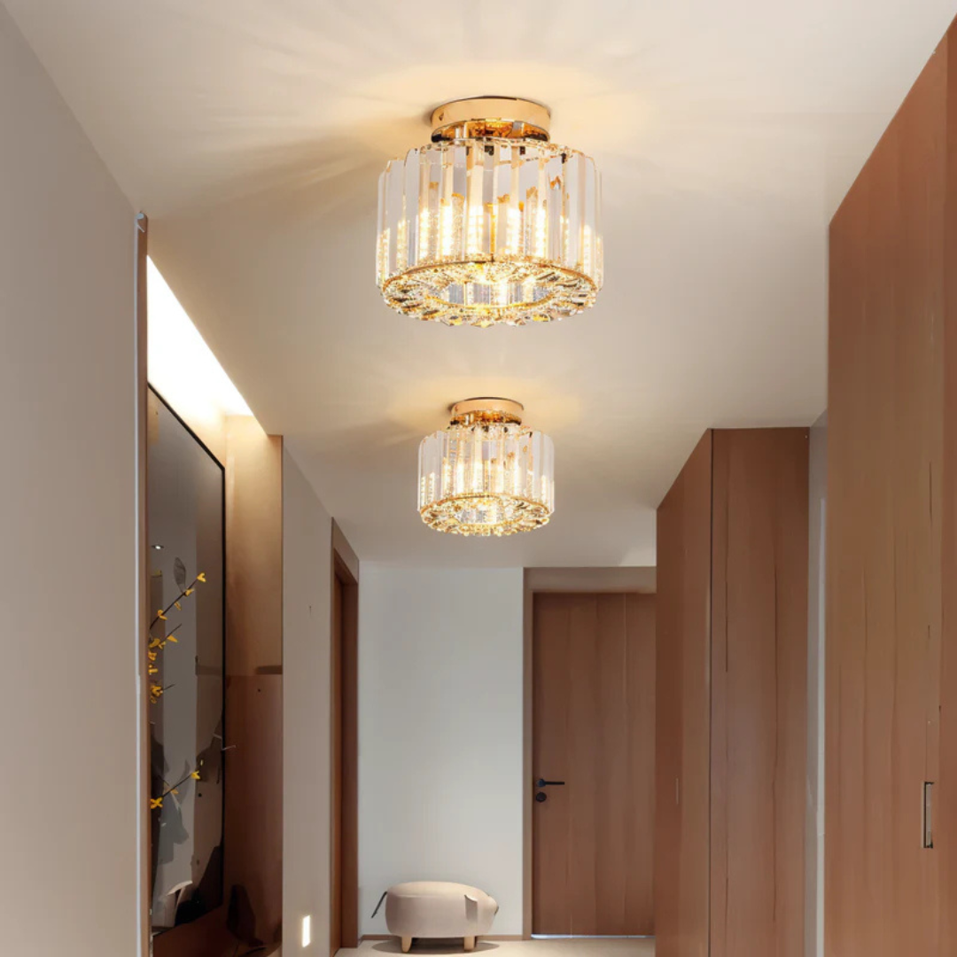 Luxe Kristallen Plafondlamp | Stralende Plafondverlichting