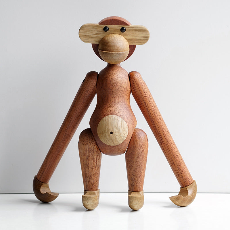 Cheeky Monkey Massief Houten Ornament
