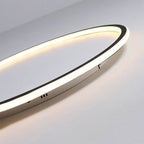 LunaNova - Moderne LED plafondlamp met metaal/acryl voor woon- en slaapkamer, Avosianack/witte design