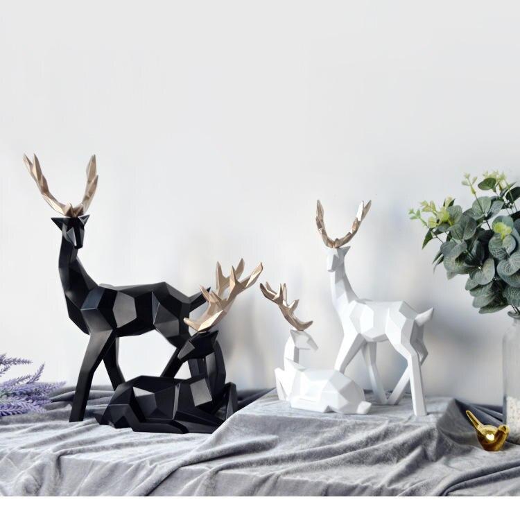 Abstracte Hertenfiguren Set