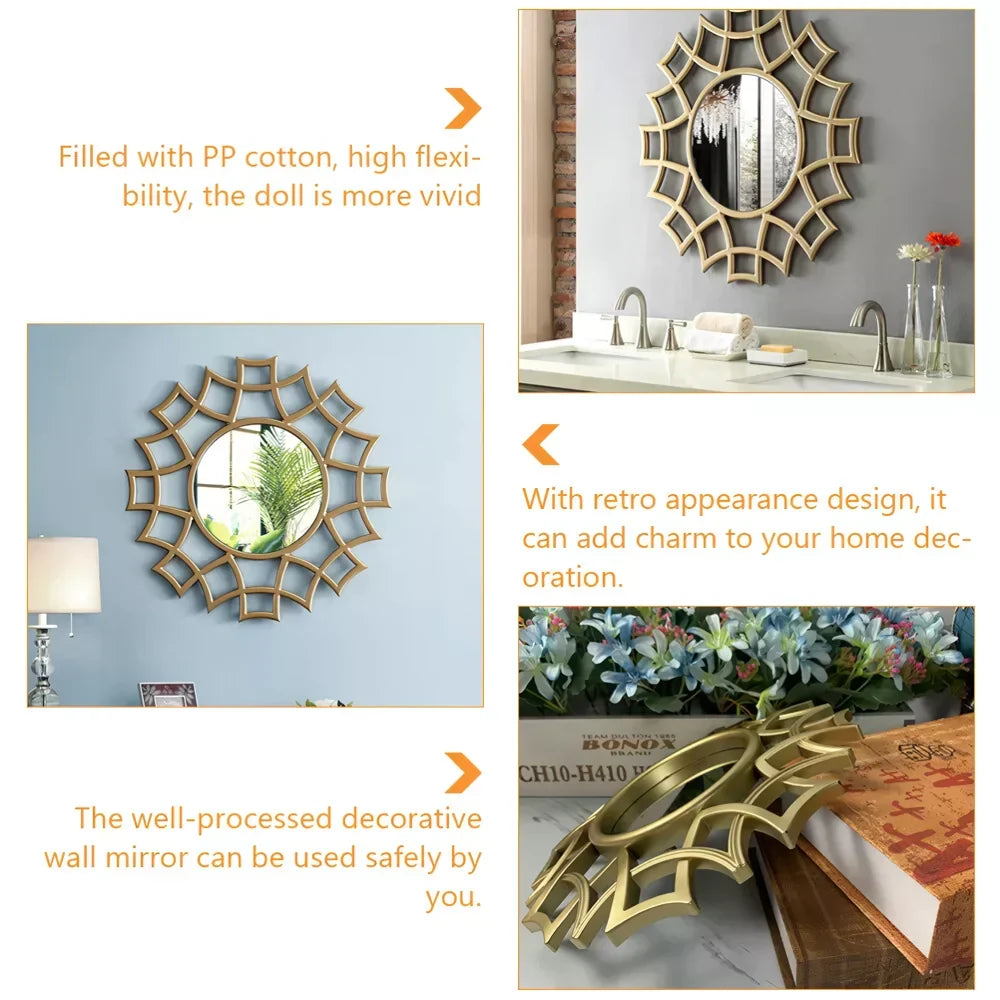 Avosian | Luxe Ongelijke Spiegel Wanddecoratie voor Moderne Decoratie