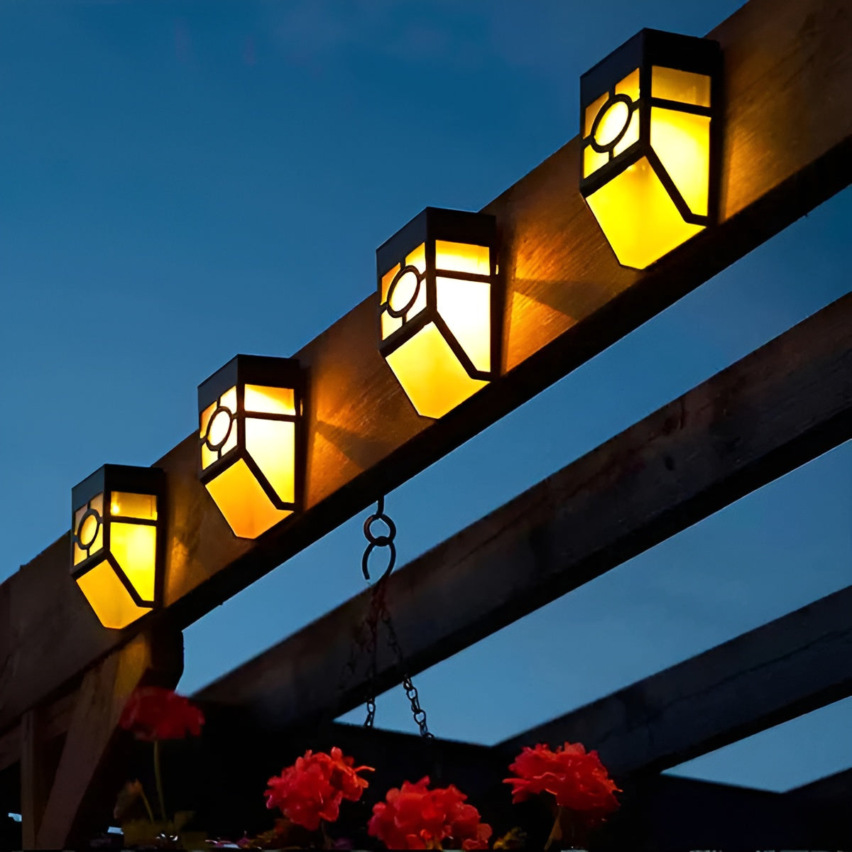 Solar LED Wandlamp - Energy-saving and Weather-resistant | 2-pack voor buiten
