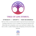 Crystal Tree of Life 6 Ringen Wanddecoratie Ornament