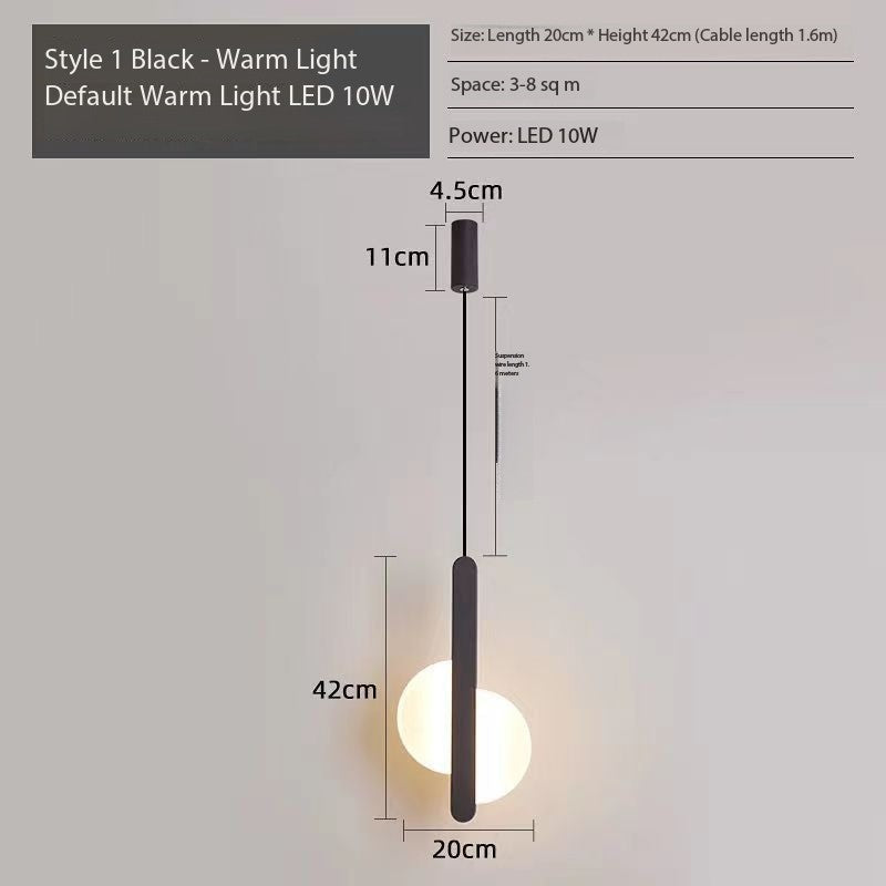 Moderne Minimalistische Nachtkastje Hanglamp