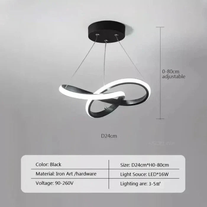 Moderne LED plafonnière - WaveGlow