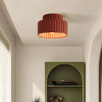 Moderne geribbelde plafondlamp