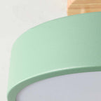 Moderne LED ceiling lamp van hout – Quinn ceiling lamp voor woonkamer, gang, slaapkamer en eetkamer