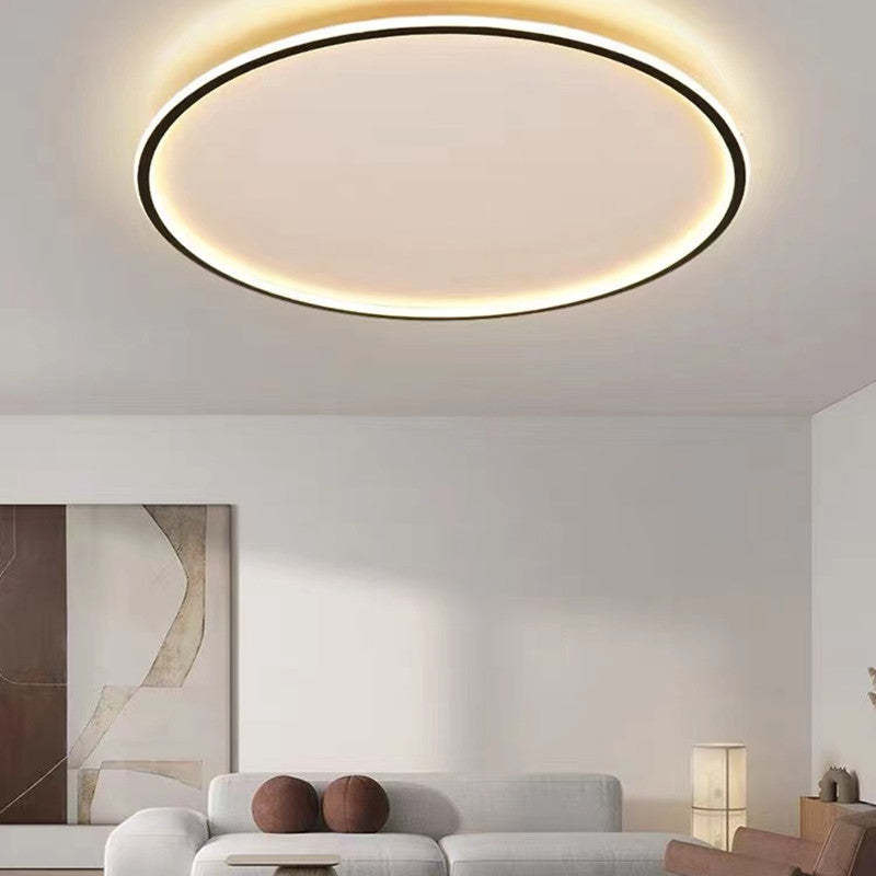 LunaNova - Moderne LED plafondlamp met metaal/acryl voor woon- en slaapkamer, Avosianack/witte design