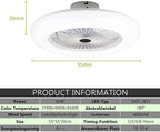 Plafondventilator met verlichting 80W met afstandsbediening