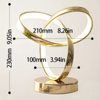 Lamp - Luxe gouden Möbius ring bureau leeslamp