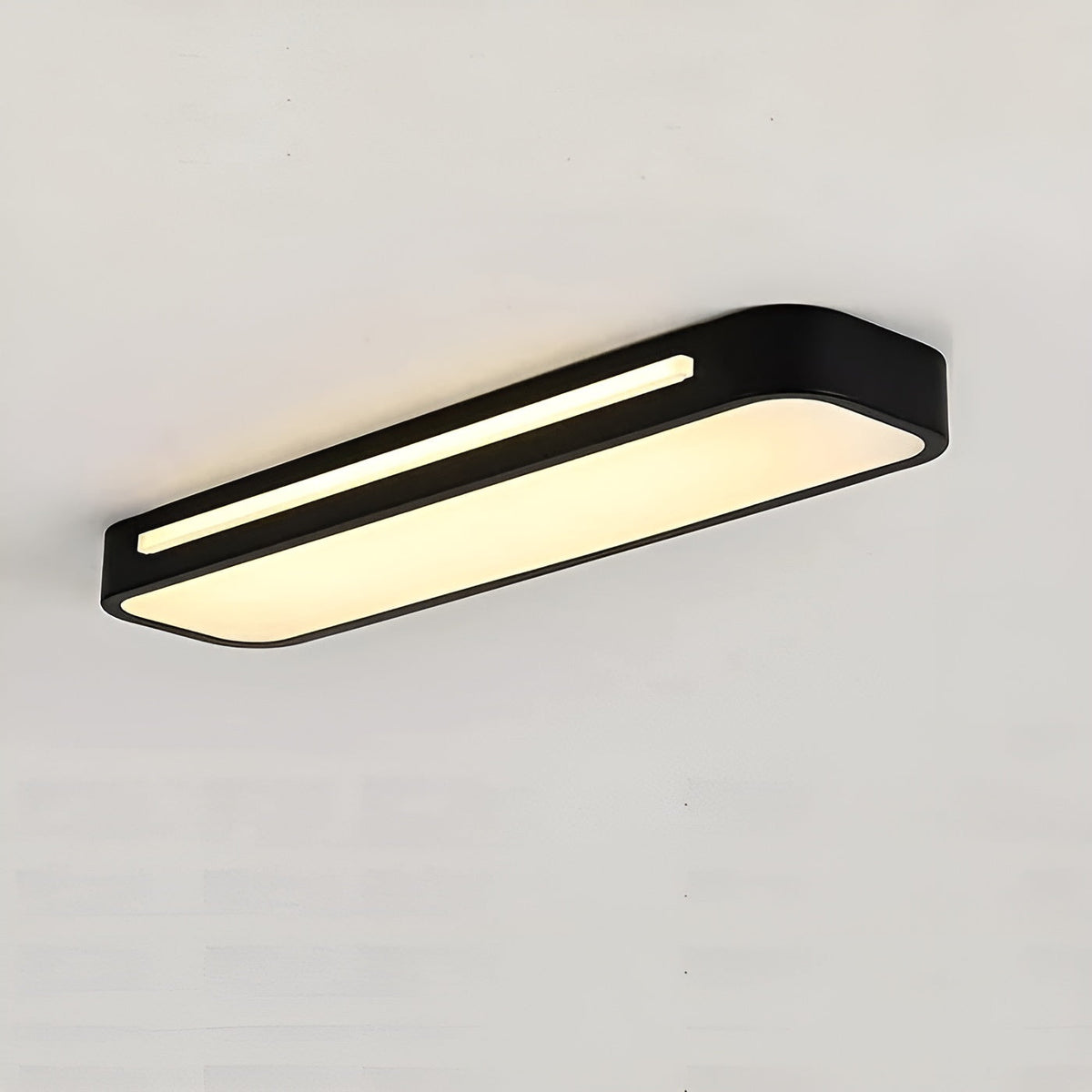 Rechthoekige plafondlamp - Duidelijke lijnen & modern design | Perfect voor woonkamer en eetruimte