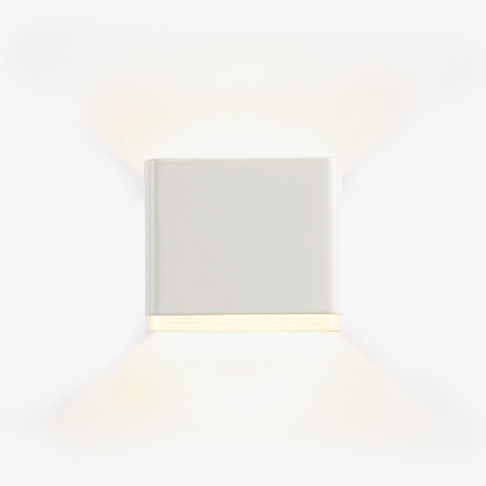 Moderne vierkante wandlamp