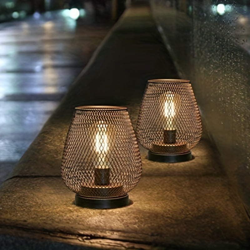 RusticMesh Tafellamp Set Industriële Stijl en Sfeerverlichting
