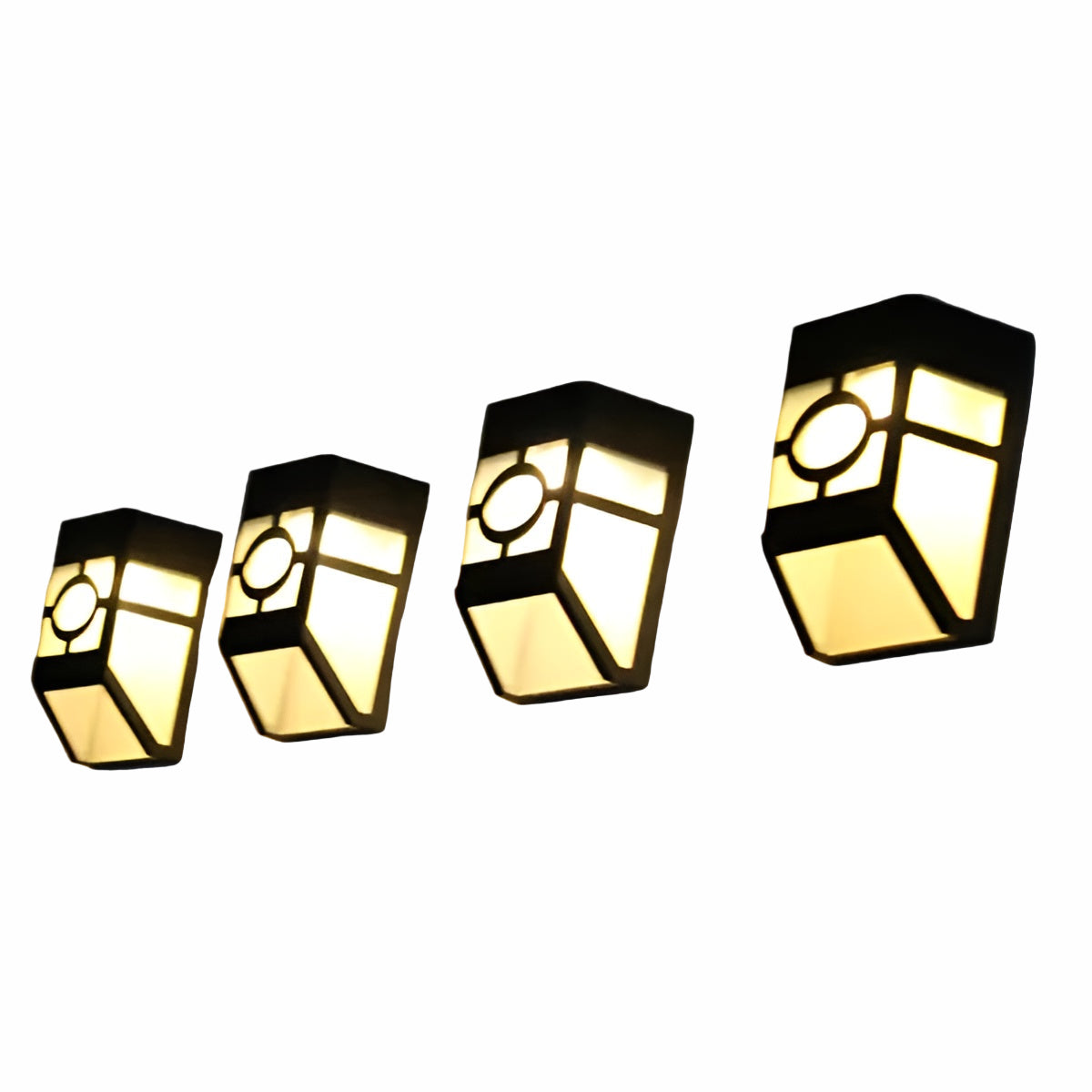 Solar LED Wandlamp - Energy-saving and Weather-resistant | 2-pack voor buiten