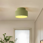 Moderne geribbelde plafondlamp