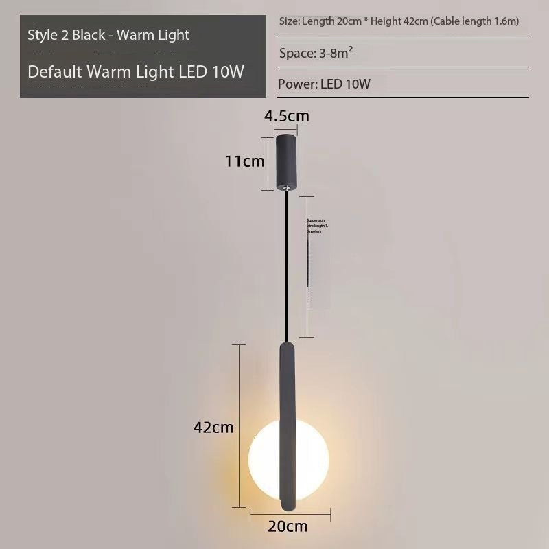 Moderne Minimalistische Nachtkastje Hanglamp