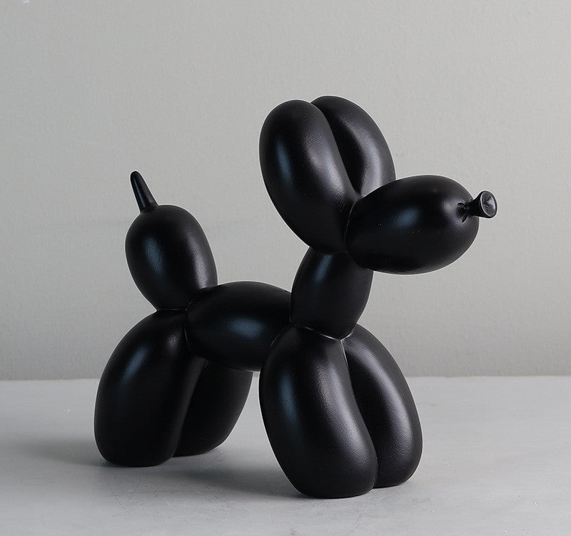 Zwart-witte ballonhond