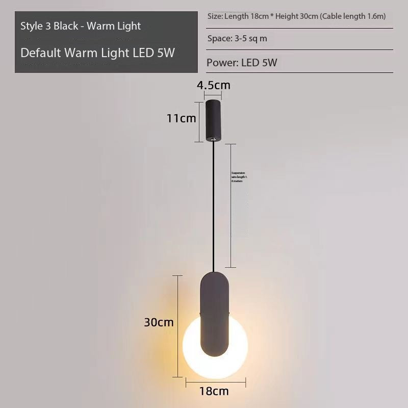 Moderne Minimalistische Nachtkastje Hanglamp