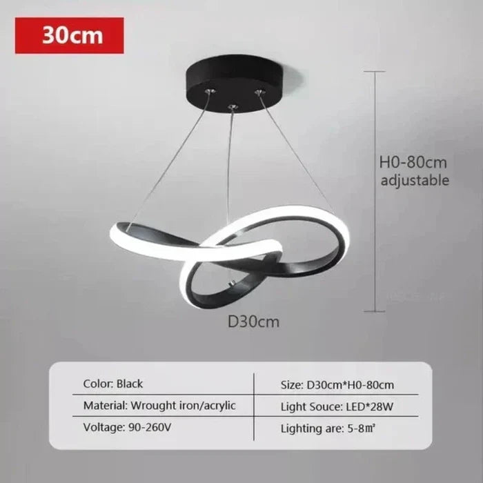 Moderne LED plafonnière - WaveGlow