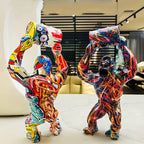Luxueuze Graffiti Donkey Kong Vaat Sculptuur
