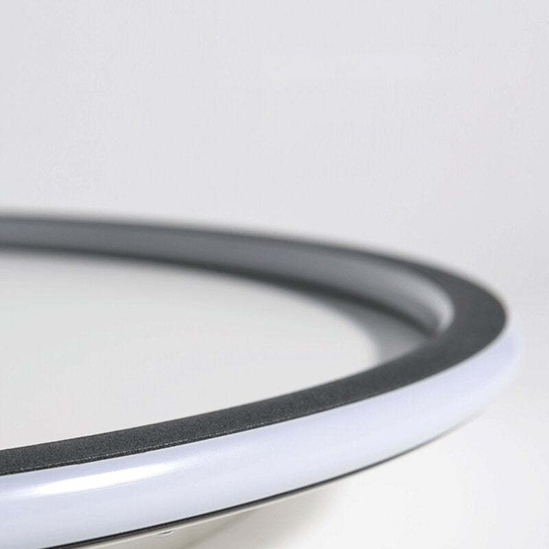 LunaNova - Moderne LED plafondlamp met metaal/acryl voor woon- en slaapkamer, Avosianack/witte design