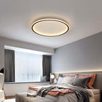 LunaNova - Moderne LED plafondlamp met metaal/acryl voor woon- en slaapkamer, Avosianack/witte design
