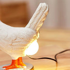 Hühnchenlampe - grappige tafel lamp in de vorm van een kip