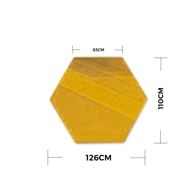 Avosian | Zeshoekige Spiegel Muur Sticker