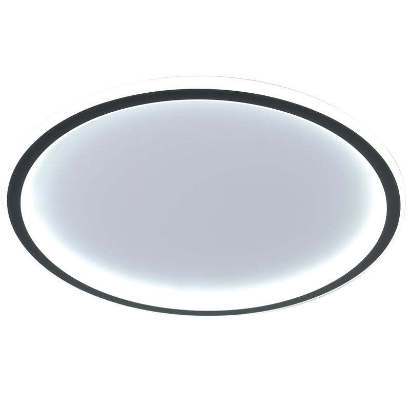 LunaNova - Moderne LED plafondlamp met metaal/acryl voor woon- en slaapkamer, Avosianack/witte design