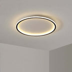 LunaNova - Moderne LED plafondlamp met metaal/acryl voor woon- en slaapkamer, Avosianack/witte design