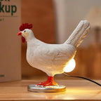 Hühnchenlampe - grappige tafel lamp in de vorm van een kip