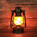 Traditionele Vintage Ronde Paardlamp IJzer Acryl LED Tafellamp voor de woonkamer