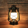 Traditionele Vintage Ronde Paardlamp IJzer Acryl LED Tafellamp voor de woonkamer