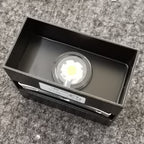 Moderne Minimalistische Waterdichte Kubus Boven Onder Aluminium Glas Inductie LED Wandlampen Voor Slaapkamer