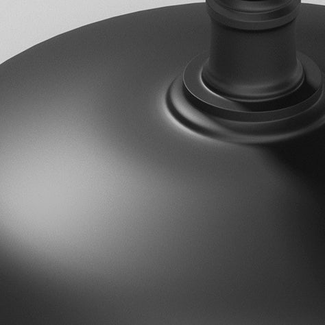 Traditionele Vintage Waterdichte Uitgezette Cilinder Schijvenbasis IJzer 1-Lamp Halfoverdekte Plafondlamp Voor Buitenpatio