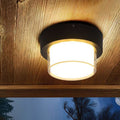Moderne Minimalistische Waterdichte Vierkante Ronde Cilinder Gietaluminium Acryl LED Inbouw Plafondlamp Voor Buitenpatio