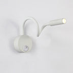 Moderne Minimalistische IJzeren Ronde Flexibele Buiging Buis LED Leeslamp Wandlamp voor Slaapkamer