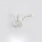 Moderne Minimalistische IJzeren Ronde Flexibele Buiging Buis LED Leeslamp Wandlamp voor Slaapkamer