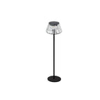 hedendaagse industriële waterdichte zonne-USB ijzer glazen buiten LED vloerlamp voor tuin
